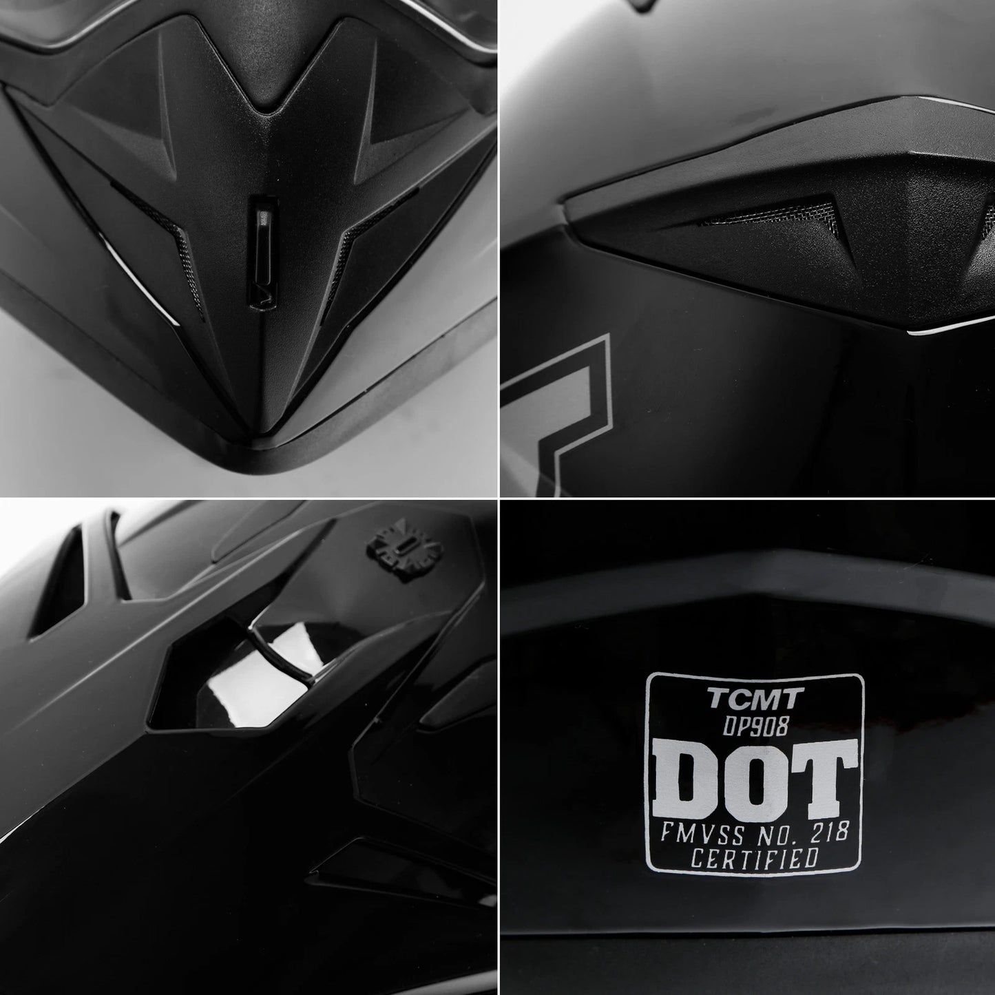 DOT Adult Full Face Helmet for Off Road Dirt Bike Motocross M/L/XL/XXL