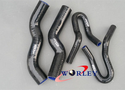 Silicone Radiator Hose for Holden Rodeo RA 3.0 Diesel 2003-2007 Red