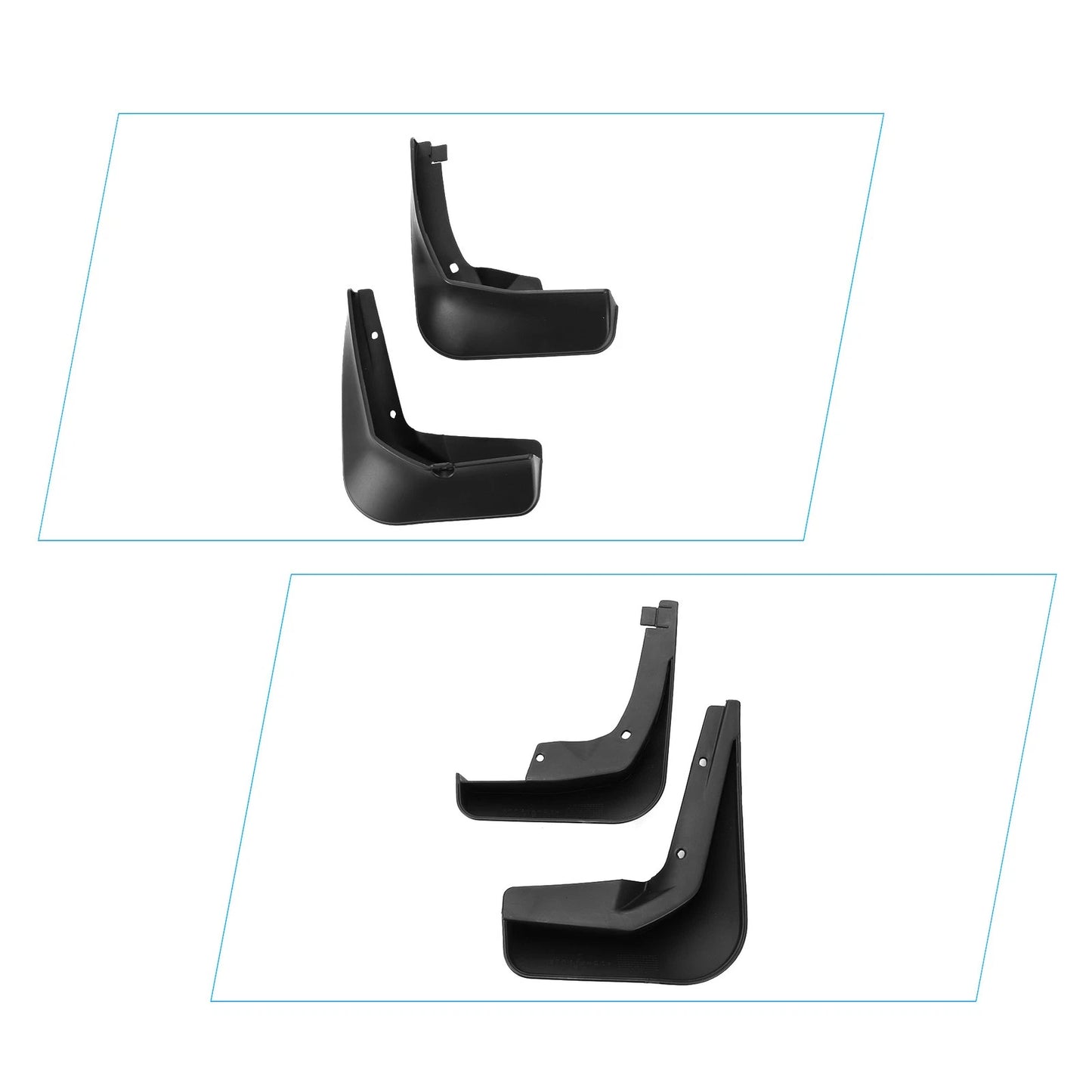 Front & Rear Mud Flaps for Ford Taurus (2015-2019)