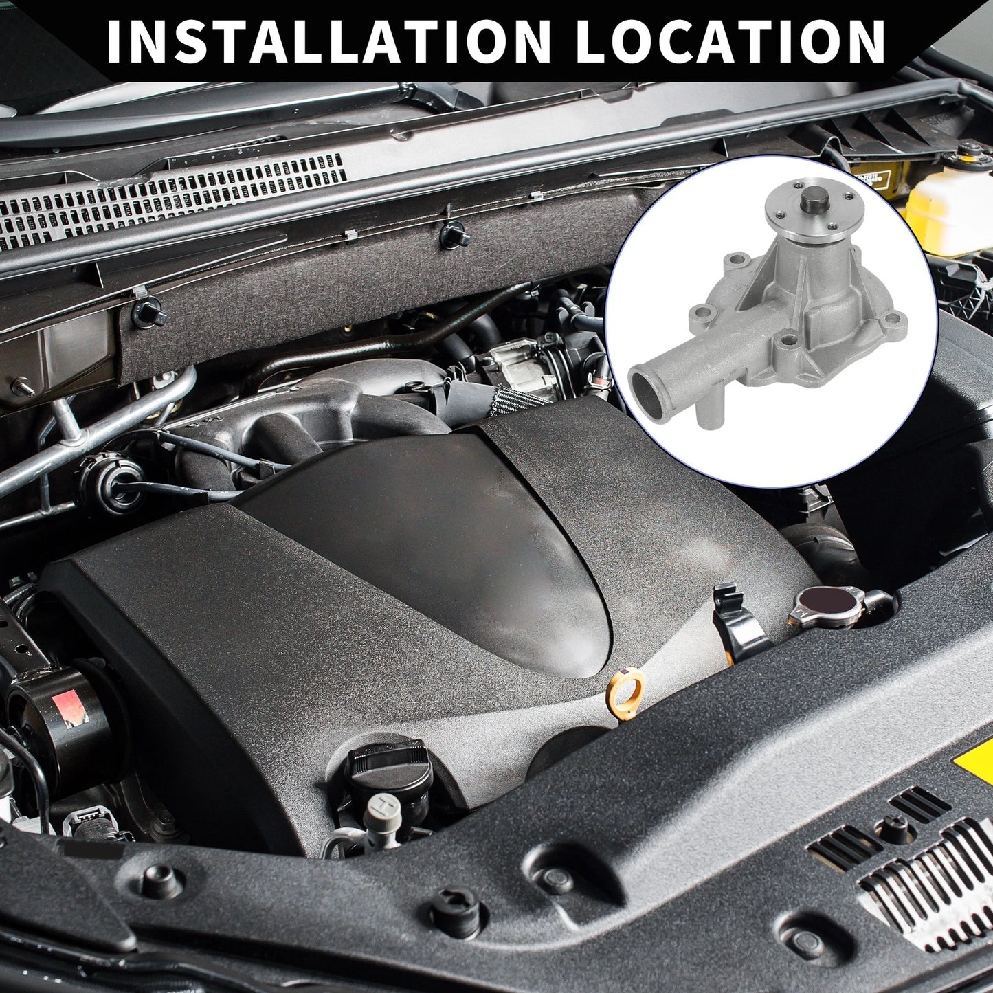 Water Pump for Dodge Challenger Conquest with Gasket Kit