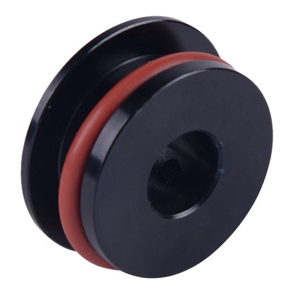 Black Aluminium 12mm Hand Lever Gear Knob for Car Boat Retainer Adapter Clip