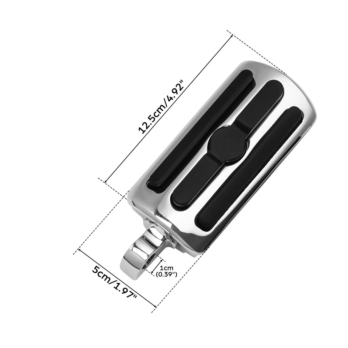 10mm Highway Footpegs Rest Mount for Harley Dyna Low Rider Wide Super Glide