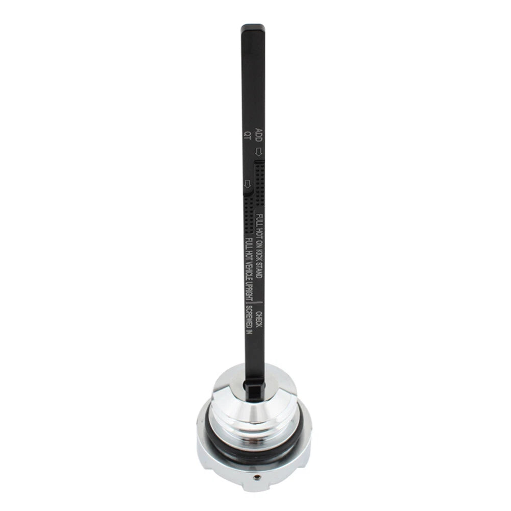Chrome Engine Oil Dipstick for Harley Touring Road King Street Glide (2017-2022)