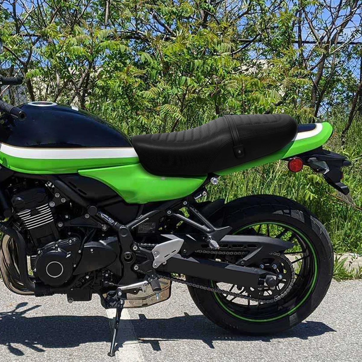 Black Rider Passenger Seat for Kawasaki Z900RS (2018-2023)