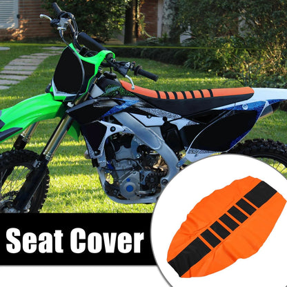 Seat Cover for Motorcycle Pit Dirt Bike Orange Black