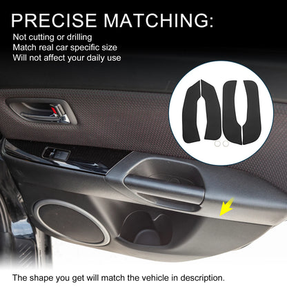 Car Door Leather Anti Kick Pad Sticker for BMW 6 Series Gran Turismo (2018-2023)