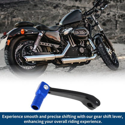 Folding Motorcycle Gear Shifter Lever for Honda CRF150F (2003-2017) Black/Blue