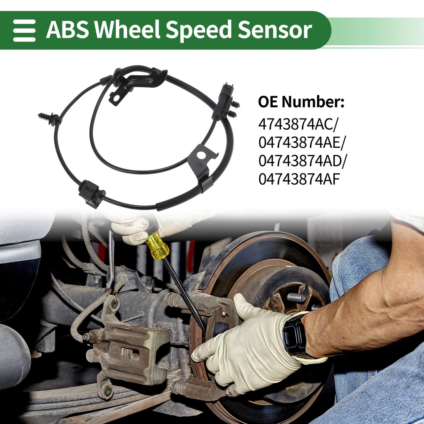 ABS Wheel Speed Sensor for Dodge Journey Rear Right