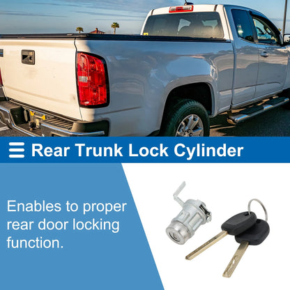 1 x Set Trunk Lock Cylinder for Chevy Colorado (2016 - 2022)