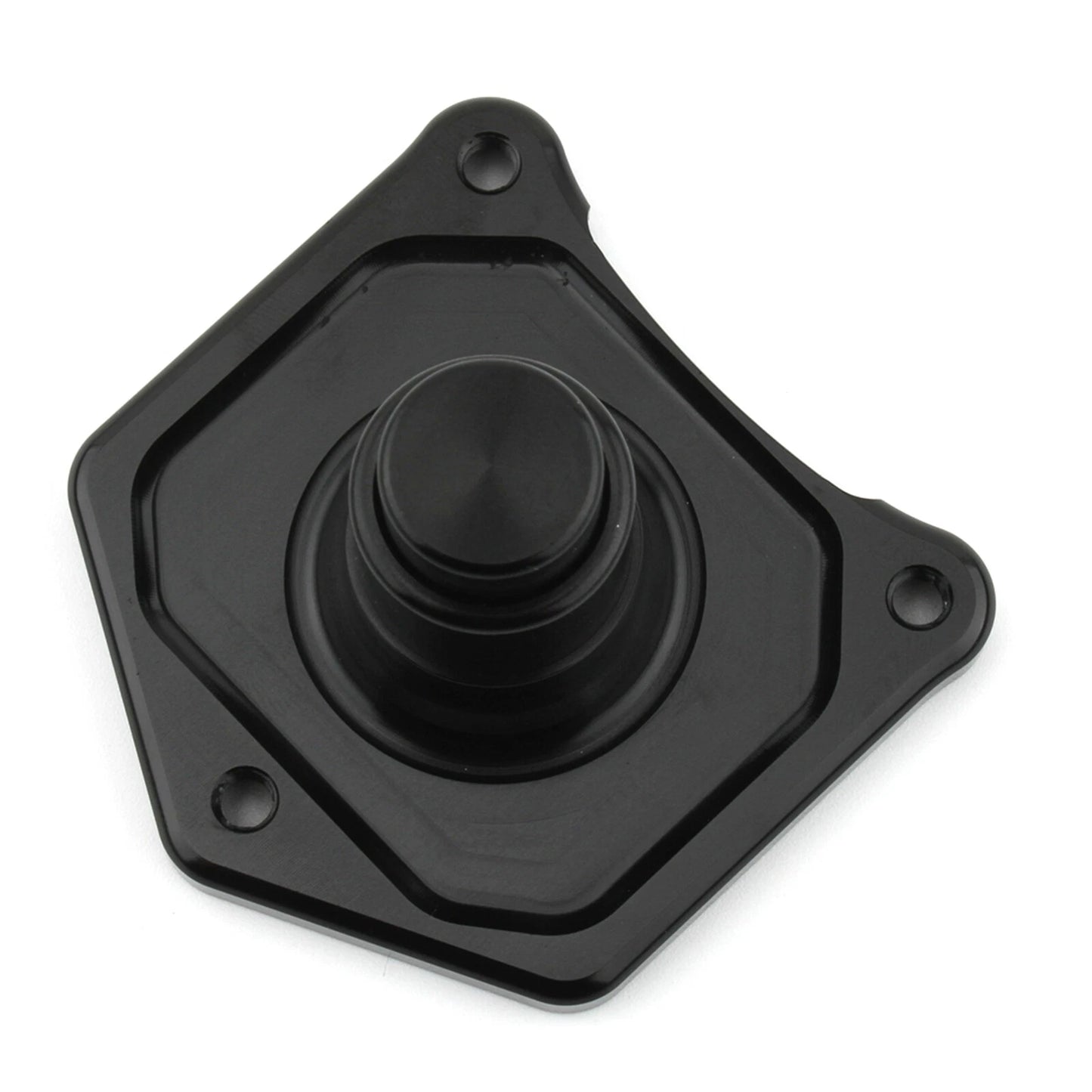 1pc Black Solenoid Cover for Harley Dyna, Softail, Fat Boy (2000-2023)