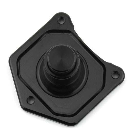 1pc Black Solenoid Cover for Harley Dyna, Softail, Fat Boy (2000-2023)