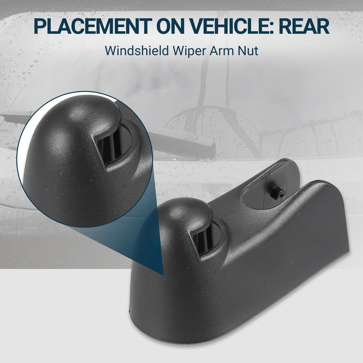 Rear Windshield Wiper Arm Nut Cover for Mini Cooper (2014-2022)