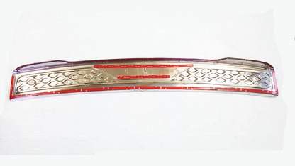 Rear Bumper Step Guard Plate Chrome Reflector for Toyota Fortuner (2005-2012)