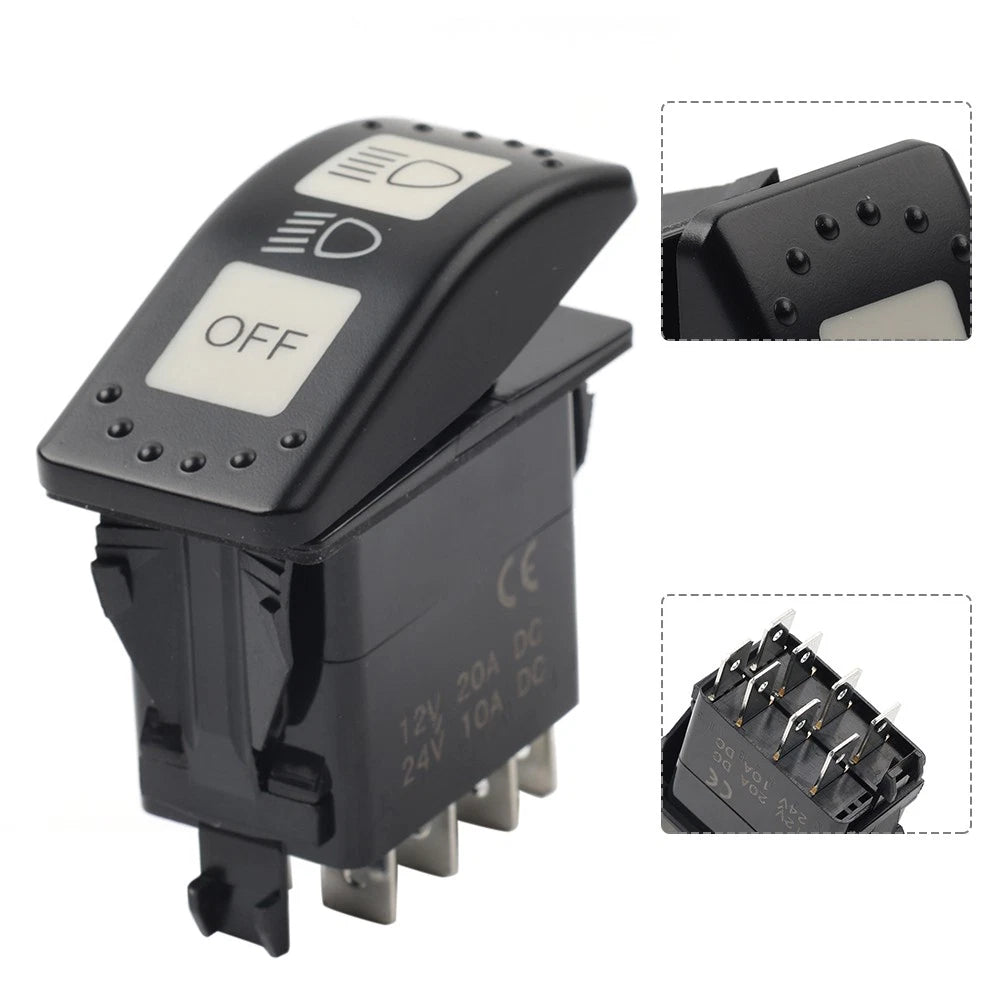 8-Pin Headlight Switch for Can-Am Defender, Maverick (2017-2023)