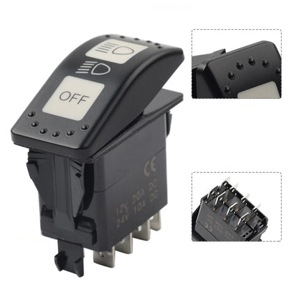 8-Pin Headlight Switch for Can-Am Defender, Maverick (2017-2023)