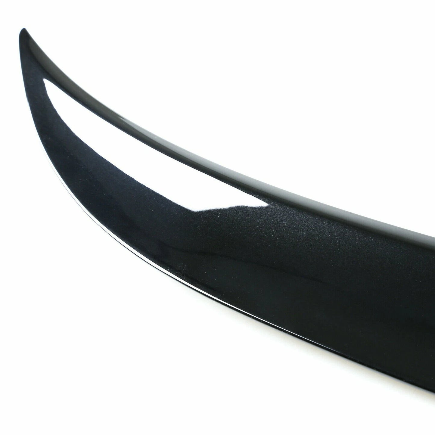 Rear Boot Spoiler for BMW E82 Coupe P Style Black Sapphire (2007-2013)
