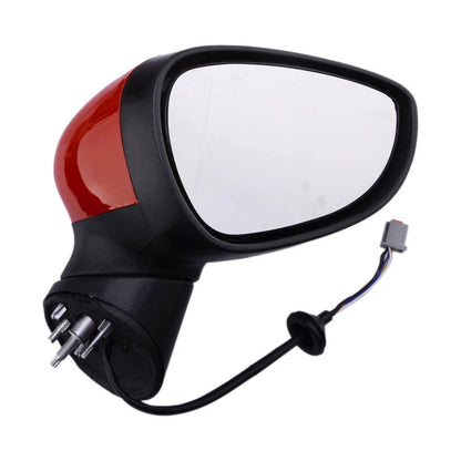 Folding Wing Mirror for Ford Fiesta Mk7 2013-2017 Front Right Red 5 Wires