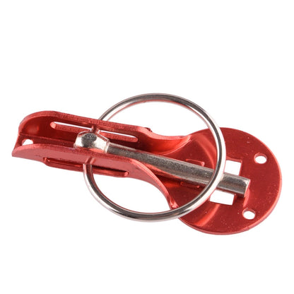 Universal Alloy Bonnet Hood Pin Lock Latch Kit for Racing Sport Cars Red