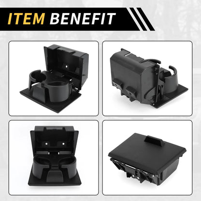 Dashboard Cup Holder for Ford F-250 F-350 F-450 F-550 (2008-2016) Black