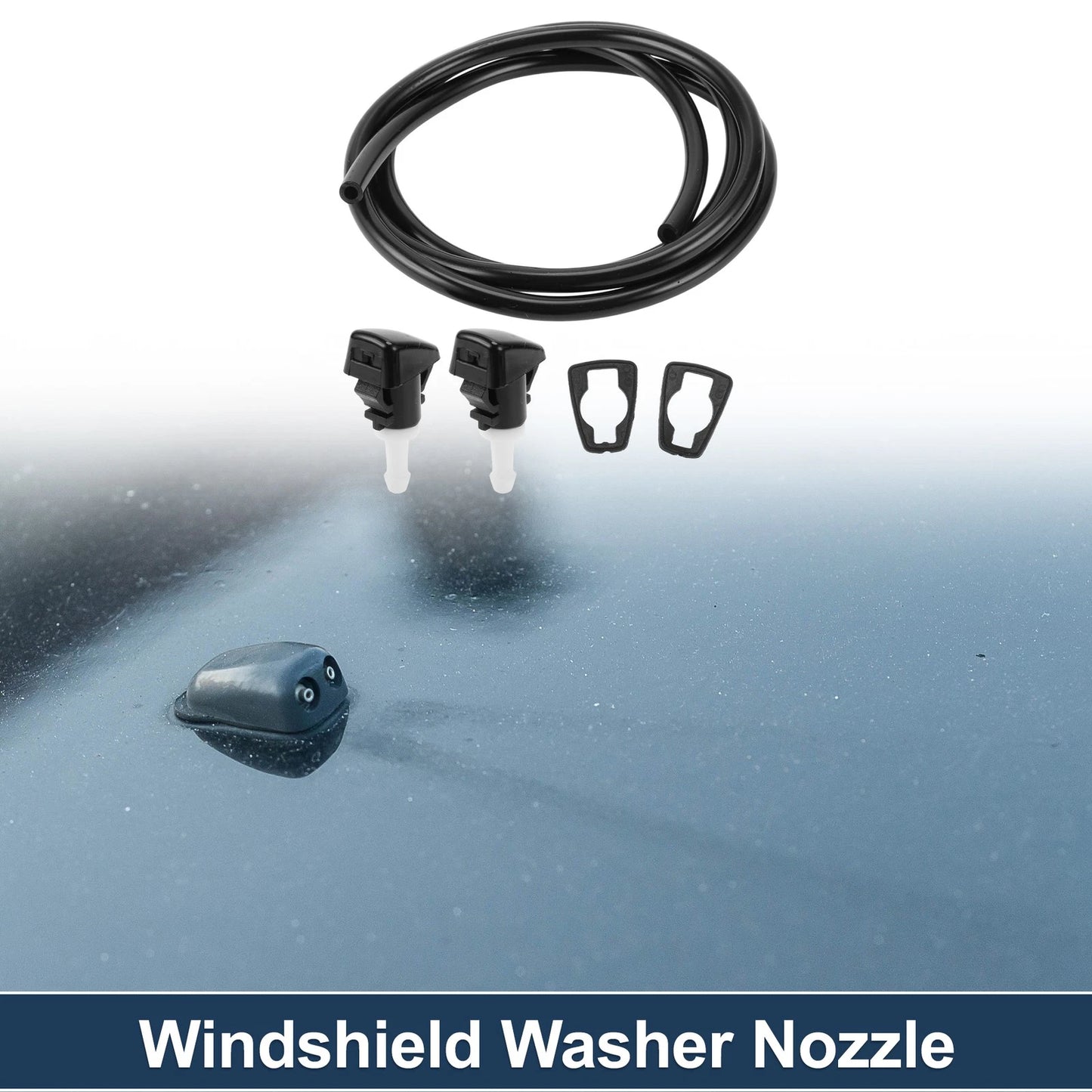 Windshield Washer Nozzle With Fluid Hose for Dodge Grand