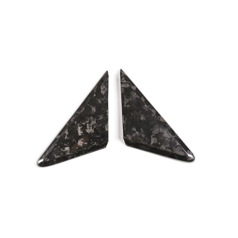 Real Carbon Fiber Door A Pillar Cover Trim Fit For Porsche 718 911 2016-2020