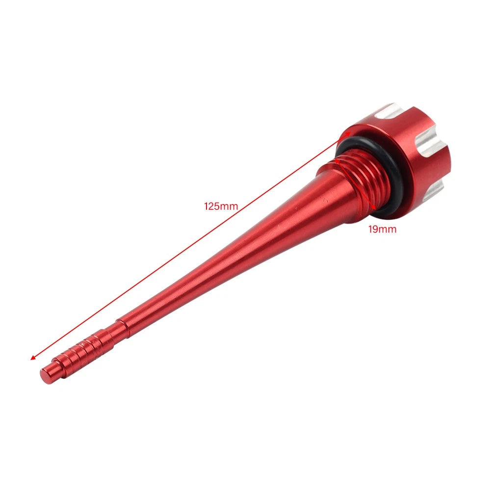 Green CNC Oil Dipstick for Lifan YX 125cc 140cc Engine Pit Dirt Bike