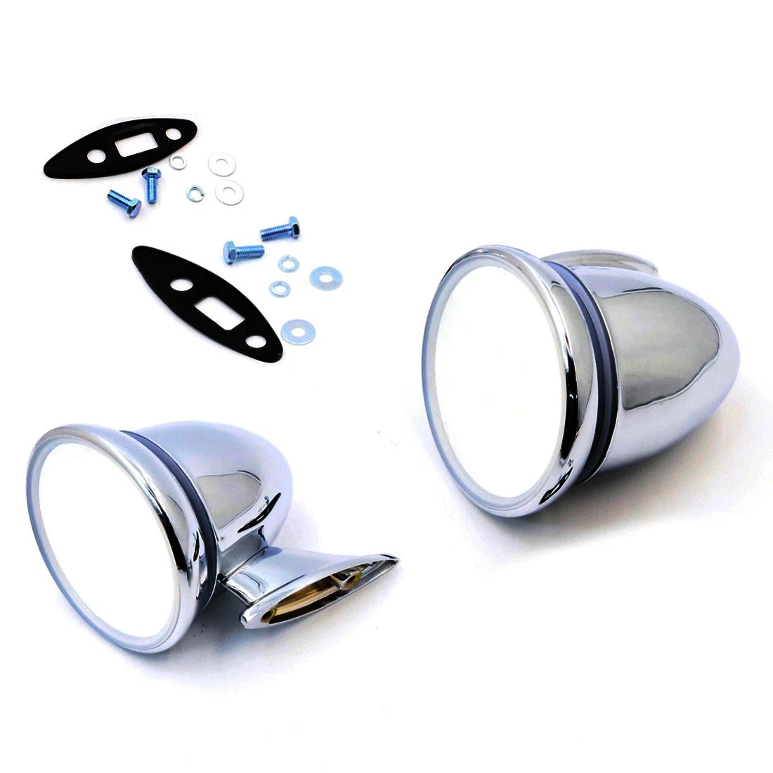 Chrome Fender Mirror Set for Mazda Cosmo 121 AP RX-5 1975-1981