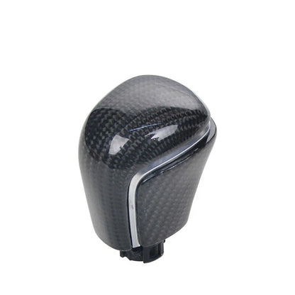 Real Carbon Fiber Gear Shift Knob Switch Parts Fit For Camry 2018-2020