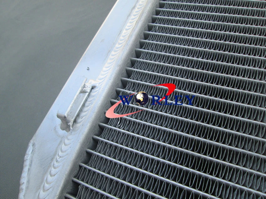 Aluminum Radiator & Shroud & Blue Hose & Fan for Falcon EF EL 4.0L (1994-1998)