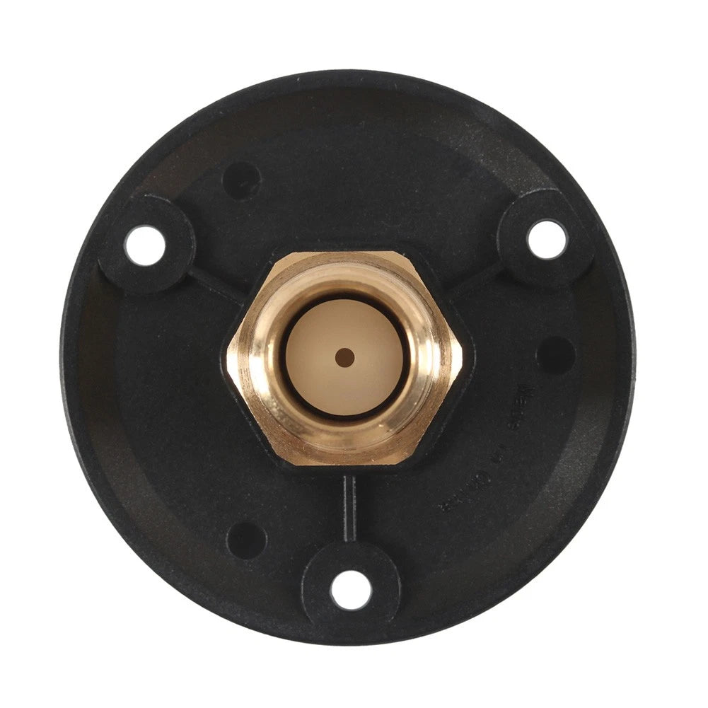Black RV City Water Inlet with Check Valve Hose Connector
