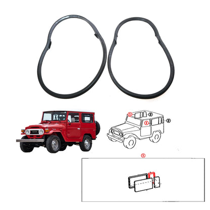 Side Window Weatherstrip for Toyota Land Cruiser BJ40 BJ41 BJ45 1974-1984