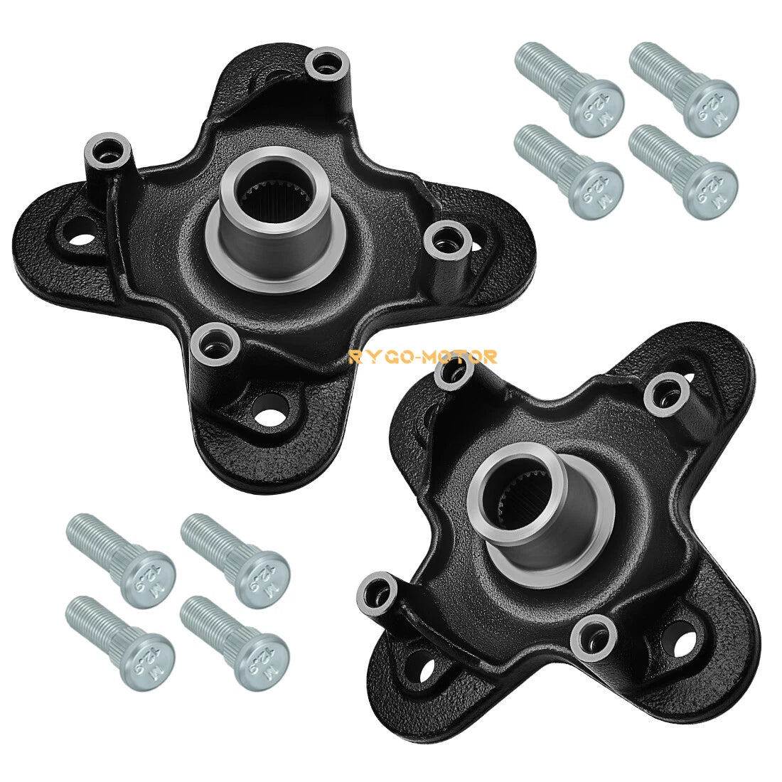 2PCS Front/Rear Wheel Hubs for Polaris RZR S 900 and RZR 4 900 (2015-2025)