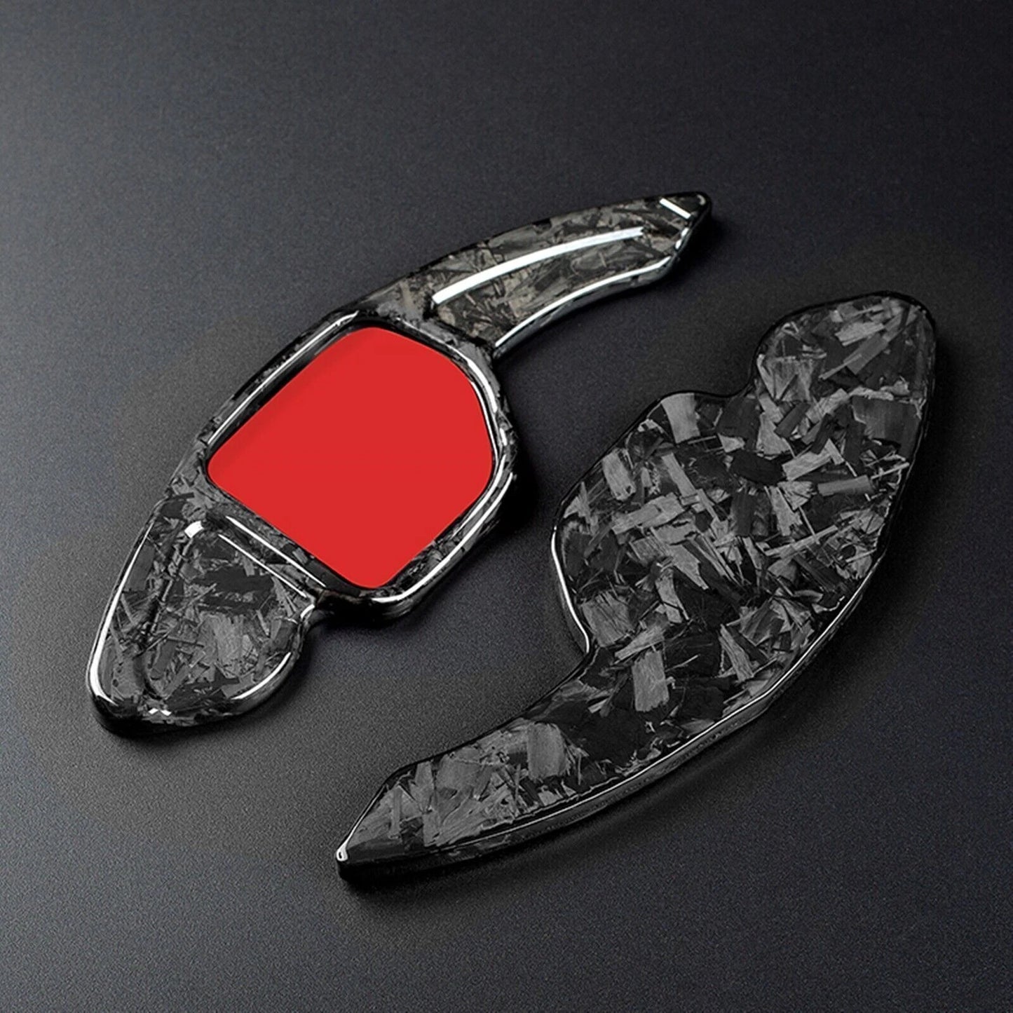 2 x Forged Carbon Fiber Shift Paddles for Audi A4L A6L (2013-2020)