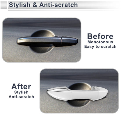Silver Door Handle Cover for Toyota Corolla (2014-2018)