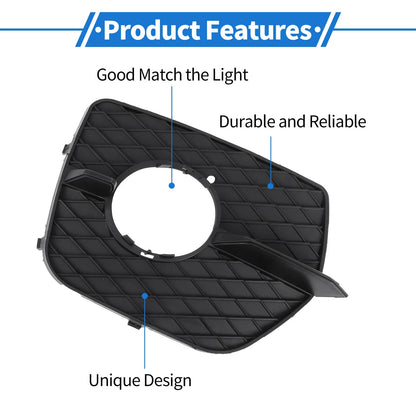 Front Right Fog Light Grill 1x for BMW X6 (2008 - 2014) Black