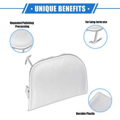 Front Left Bumper Tow Hook Cover for Toyota Prius XW30 (2012-2015) Silver