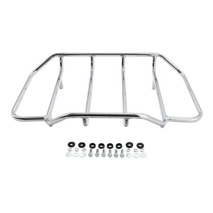 Chrome Luggage Top Rack for Harley Touring Road Glide FLHR FLHX (1984-2024)