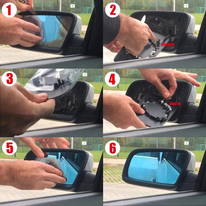 Heated Left & Right Side Mirror Glass for BMW E60 E61 E63 E64 525i 530i 535i
