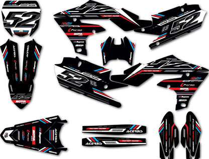 Custom Graphics Kit for Yamaha YZF 450 (2018-2022) - Cyprus Stickers