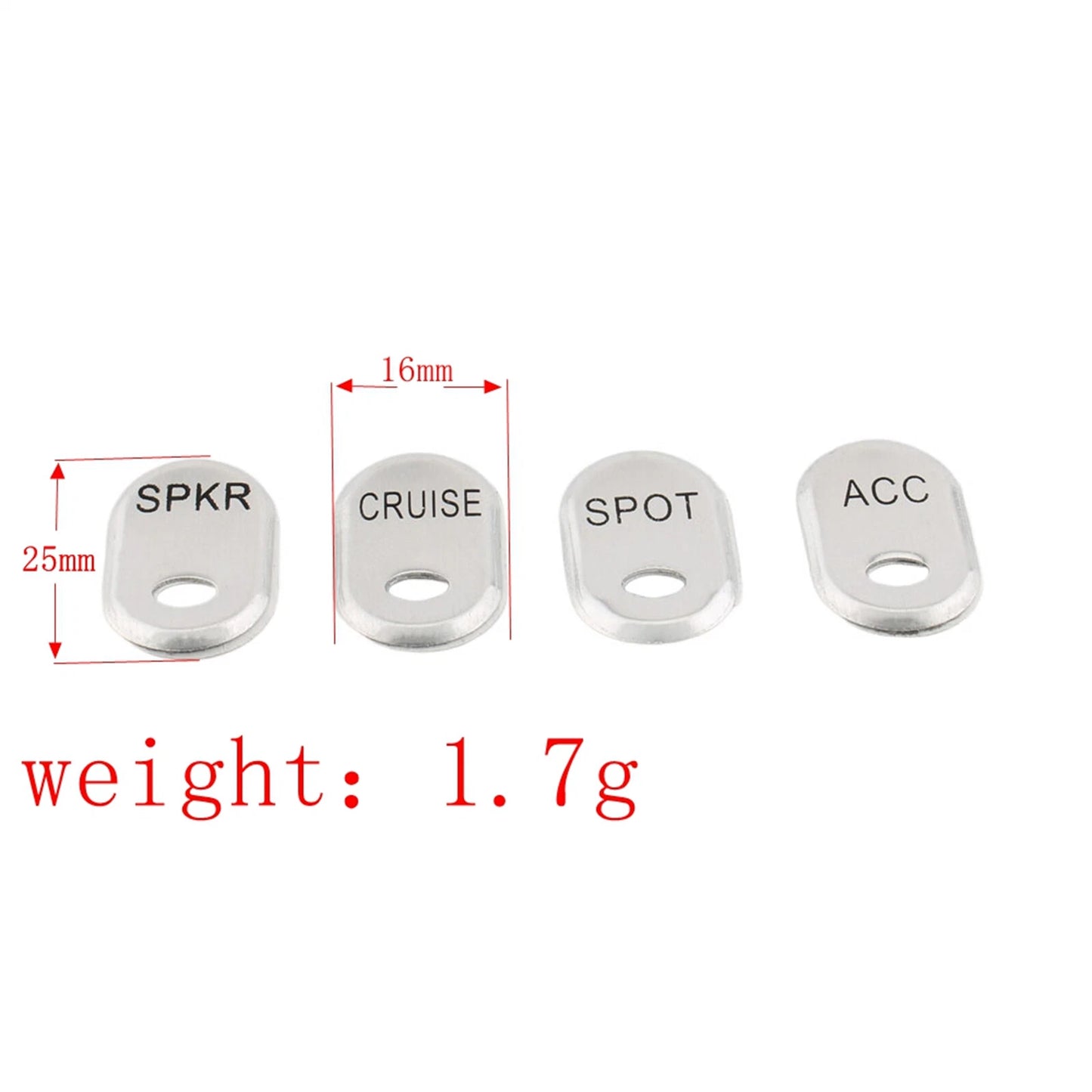 Rocker Panel Switch Button Cover for Harley Touring Road Glide (2014-2023)