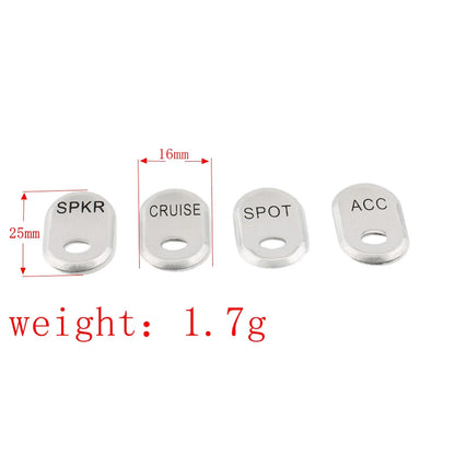 Rocker Panel Switch Button Cover for Harley Touring Road Glide (2014-2023)