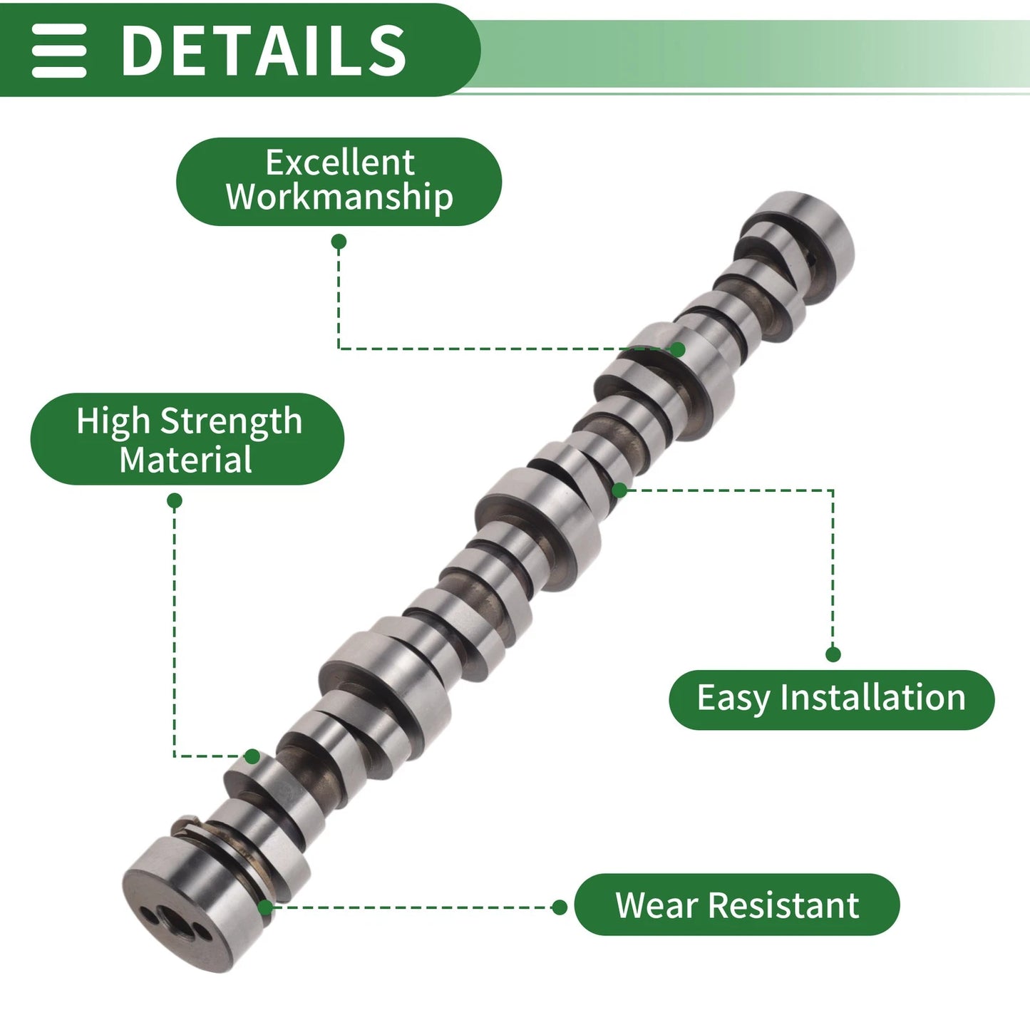 Center Intake Exhaust Engine Camshaft for Chevrolet Silverado (1999-2013)