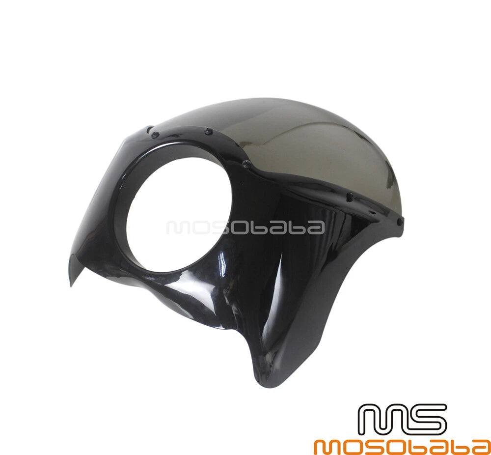 Smoke Headlight Fairing Windshield for Harley Sportster XL883 XL1200 Dyna (2004-2023)