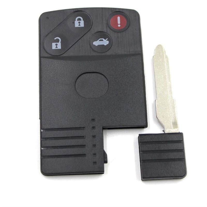 4 Button Smart Card Remote Key Shell Case Fob Fits MAZDA 5 6 CX-7 CX-9 RX8 Miata