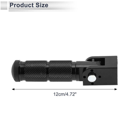 2 x Foot Peg Rear Footpeg Aluminum Alloy Black 90 Degree for Motorcycle