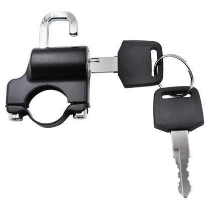 Motor Helmet Lock Handlebar 7/8" Tube Anti-theft Security for Universal