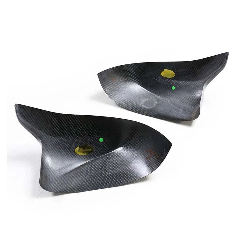 Carbon Fiber Side Mirror Cover Caps Trim Fit For BMW X3M X4M X5M X6M 2019-2022