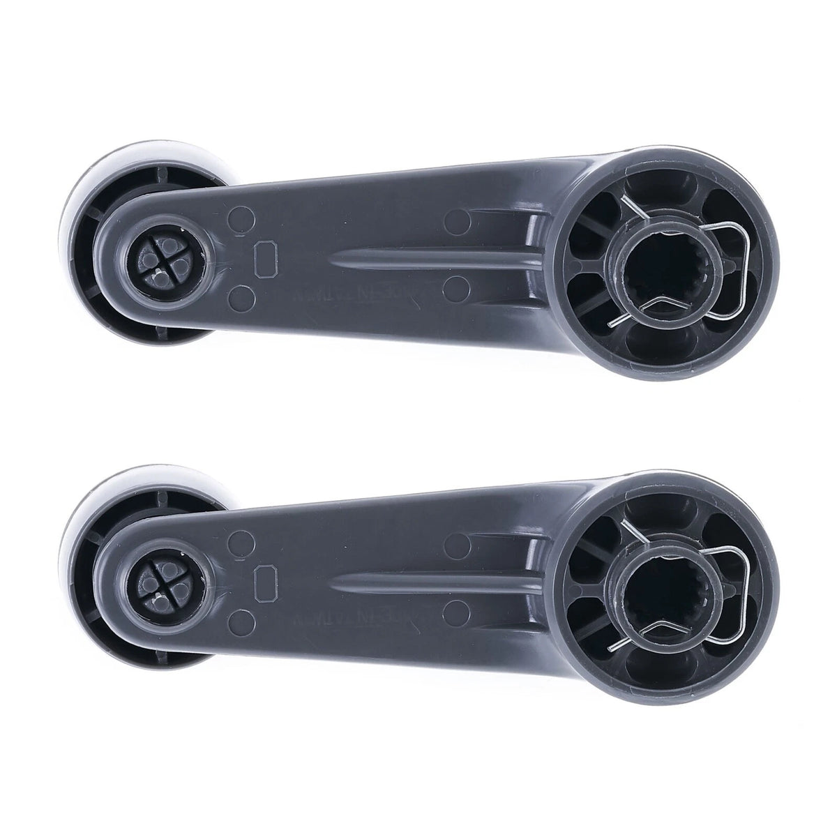 2pc L/R Window Crank Grey for Toyota Landcruiser Hilux