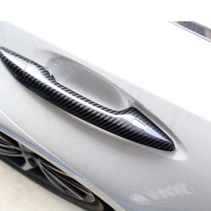 Real Carbon Fiber Door Handle Knob Cover Trim For Lexus IS250 IS350 F Sport