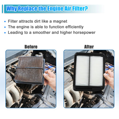 Engine Air Filter Replacement for Honda Odyssey RB1 RB2 (2005-2010)